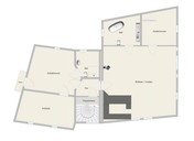 Vermietung 4 Zimmer Zella-Mehlis Dachgeschoss Grundriss