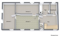 Verkauf Einfamilienhaus Ehrenberg Grundriss Obergeschoss
