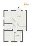 Vermietung 3 Zimmer Suhl Nähe Innenstadt Grundriss