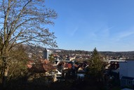 Verkauf Einfamilienhaus Suhl Nähe Innenstadt Aussicht vom Balkon