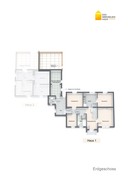 Verkauf freistehendes Zweifamilienhaus in Suhl Ortsteil Dietzhausen Grundriss Erdgeschoss Haus 1