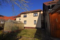 Verkauf freistehendes Zweifamilienhaus in Suhl Ortsteil Dietzhausen Rückansicht Haus 1