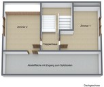 Verkauf freistehendes Einfamilienhaus Suhl Grundriss Dachgeschoss
