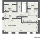 Verkauf freistehendes Einfamilienhaus Suhl Grundriss Erdgeschoss bemasst