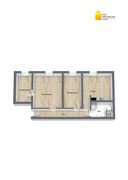 Vermietung 3 Zimmerwohnung Dachgeschoss Grundriss
