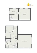 Vermietung 2,5 Zimmer Zella-Mehlis Grundriss