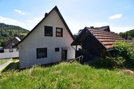 Verkauf Einfamilienhaus Benshausen Rückansicht
