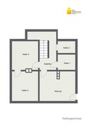 Verkauf freistehendes Einfamilienhaus Suhl Heinrichs Grundriss Kellergeschoss