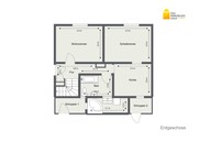 Verkauf Frei stehendes Einfamilienhaus Suhl Heinrichs Grundriss Erdgeschoss bemaßt