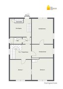 Verkauf frei stehendes Einfamilienhaus Suhl, Dietzhausen Grundriss Dachgeschoss