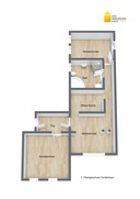 Vermietung 3 Zimmer Wohn- und Geschäftshaus Zella-Mehlis Grundriss