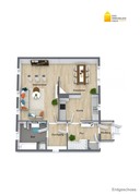 Verkauf Doppelhaushälfte Zella-Mehlis Ortsteil Mehlis Grundriss Erdgeschoss