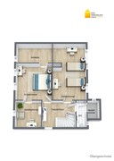 Verkauf Doppelhaushälfte Zella-Mehlis Ortsteil Mehlis Grundriss Obergeschoss