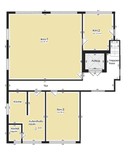 Vermietung Bürofläche Suhl Nähe Innenstadt 1. Obergeschoss Grundriss