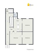 Verkauf Reihenmittelhaus Zella-Mehlis Grundriss Erdgeschoss