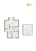 Verkauf vermietete 3 Zimmer Eigentumswohnung Zella-Mehlis Dachgeschoss Grundriss