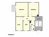 Mehrfamilienhaus 3 Zimmerwohnung Vermietung Erdgeschoss Grundriss