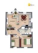 Verkauf Eigentumswohnung Suhl Innenstadt Grundriss