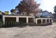 Vermietung 3 Zimmerwohnung Suhl Nähe Innenstadt Erdgeschoss Garagenansicht