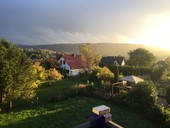 Vermietung 2 Zimmer Zella-Mehlis Aussicht vom Balkon