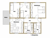Vermietung Suhl 4 Zimmerwohnung Grundriss