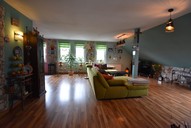 Vermietung Suhl 4 Zimmerwohnung Dachgeschoss Wohnzimmer