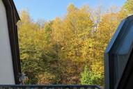 Verkauf 3-Zimmer-Eigentumswohnung Suhl Lautenberg Ausblick vom Balkon