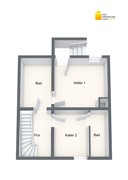 Verkauf Reihenmittelhaus Zella-Mehlis Grundriss Keller