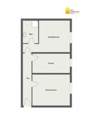 Vermietung 2 Zimmer Benshausen Erdgeschoss Grundriss