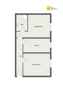 Vermietung Benshausen 2 Zimmer Grundriss