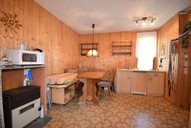 Verkauf Freizeitgrundstück mit Bungalow Wohnzimmer mit Küche