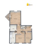 Vermietung 3 Zimmer Suhl Lautenberg Grundriss