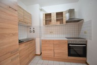 Verkauf Eigentumswohnung geeignet auch als Ferienwohnung Suhl Ortsteil Albrechts Küche mit Einbauten
