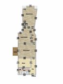 Vermietung 3 Zimmer Zella-Mehlis bemaßter Grundriss 