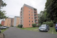 Vermietung Singlewohnung Suhl Wohnanlage aussen