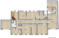 Verkauf Wohn- und Geschäftshaus Zella-Mehlis Grundriss Obergeschoss Vorderhaus