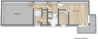 Verkauf Wohn- und Geschäftshaus Zella-Mehlis Grundriss Erdgeschoss Hinterhaus