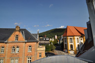Vermietung 2 Zimmerwohnung Suhl Innenstadt Ausblick vom Balkon